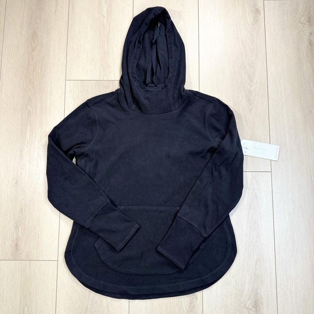 RBX Women's Black Active Pullover‎ Hoodie Size M Thumbholes Kangaroo Pocket